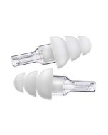 Etymotic ER20 ETY Clear Stem/White Tip Earplugs, Large