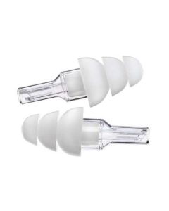 Etymotic ER20 ETY Clear Stem/White Tip Earplugs, Large