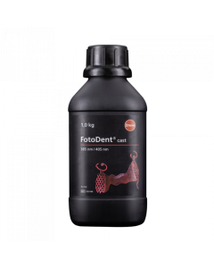 Dreve D35100 FotoDent Cast, Red Transparent, 1kg Bottle