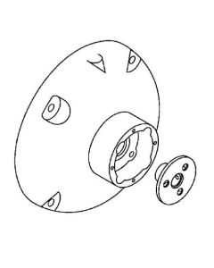 End Plate Adapter f/Baldor